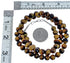 Tiger Eye Genuine Sterling Silver Bead Southwestern Necklace BX120757